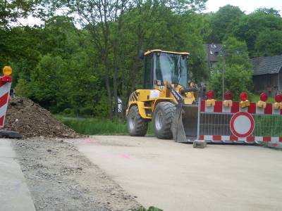 Bei diesem Bauvorhaben kamen lediglich Kleine und wendige Baumaschienen zum Einsatz