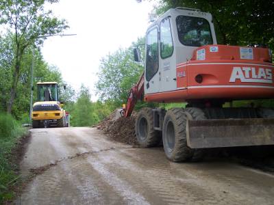 Der Verkehr im Ortsteil  Nierstenhof war zu dieser Zeit stark eingeschr&auml;nkt.